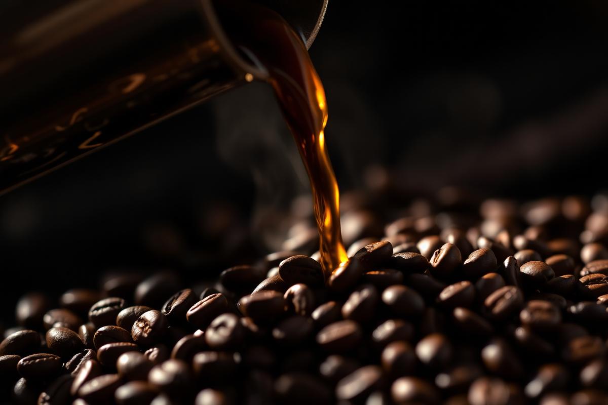 Caribbrew coffee pour